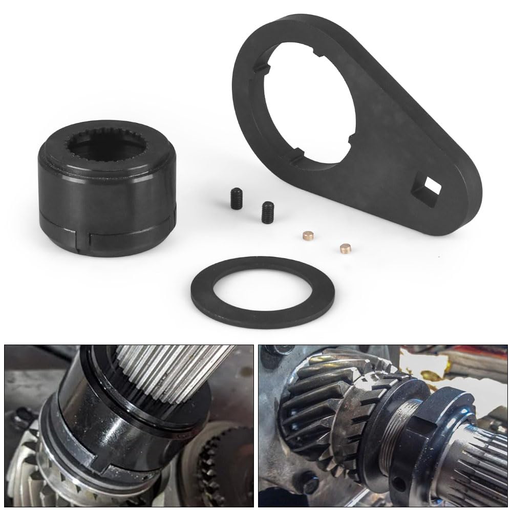 Dyno Racing 8-Pack 1/2" Drive Mainshaft 5th Gear Nut Wrench & 5th Gear Lock Nut Retainer Kit for Dodge Cummins NV4500 Transmission 1994-2004