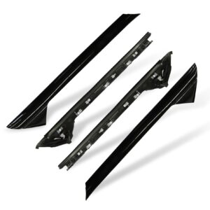 Nakkaa A-Pillar Molding Trim Kit Outer and Inner Trim Set Compatible with Explorer 2011-2019 Replaces 926-450 926-451 BB5Z7803137AA BB5Z7803145AA BB5Z7803136AA BB5Z7803144AA Left & Right