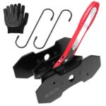 BCJCLTS Brake Tools, Brake Caliper Compression Tool, Brake Caliper Tool, Caliper Piston Compressor Tool with 2 Heavy-Duty Caliper Hooks, Car Disc Brake Repair (Large Size red)