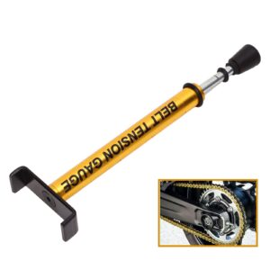 Belt Tension In Gauge, Belt Gauge Tool, Adjustable 10 Pounds, with L Shaped Pad, Motorcycle Belt Tension Tool