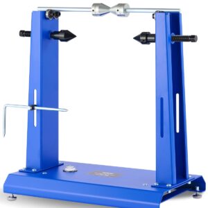 Orion Motor Tech Motorcycle Wheel Balancer & Truing Stand, Tire Balancer Stand for Motorcycle Wheel with Adjustable Truing Pointer, Heavy Duty Bicycle Wheel Truing Stand for Sport Dirt Bike