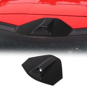 Car Roof Rearview Camera Cover Overlay Trim Cover Compatible with Chevrolet Corvette C8 2020-2026, Rear Decklid Camera Vent Cover Accessories, Fit Coupe with Camera (Bright Black)