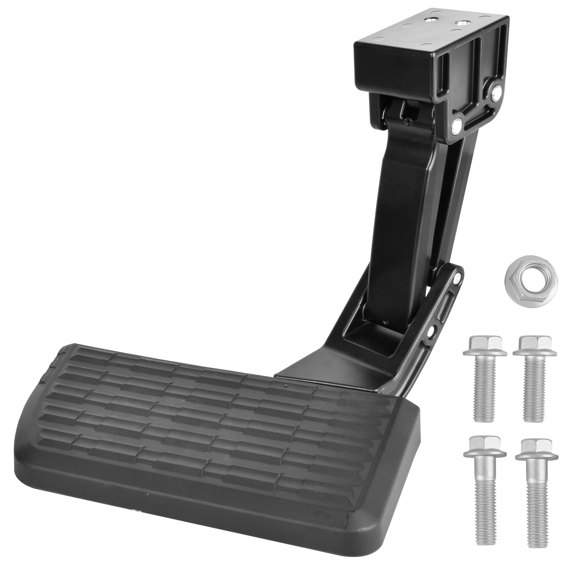 ASOPARTS Rear Bed Step Tailgate Bedstep Compatible with Toyota Tundra 2026 Folding Truck Step Retractable Bumper Tailgate Step