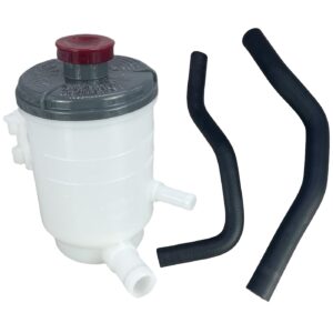 WHEELZEN Power Steering Reservoir Tank with Suction & Return Hose Fit for 2008-2012 Honda Accord L4 2.4L Replace 53701-TA0-A01 53701TA0A01