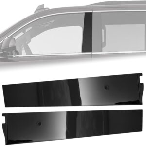 DIMEANI Door Pillar Trim Molding Window Trim Cover fit for Cadillac Escalade ESV Chevrolet Suburban 3500HD Chevy Tahoe GMC Yukon XL 2015 2016 2017 2018 2019 2020, Driver&Passenger Side 926-241 242