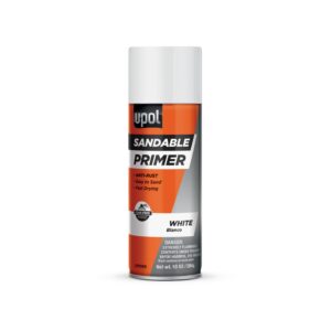 U-POL Sandable Primer, Fast-Drying, Durable & All-Purpose Primer Spray With Anti-Rust Technology, White, 10 oz