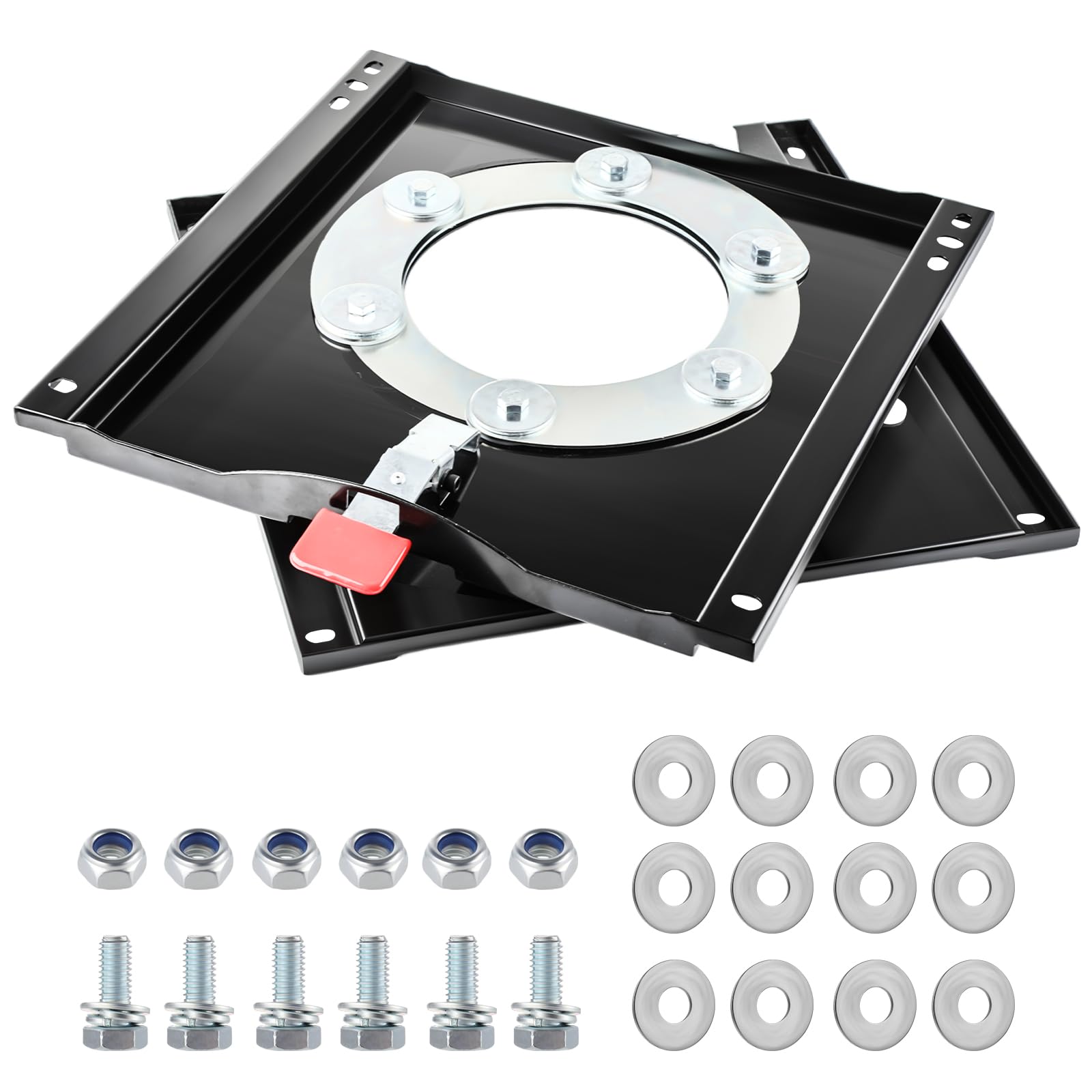 Seat Base 360° Rotation Motorhome Seat Swivel Base Mount Plate Fit for Ram ProMaster 2007-2024 (Right Passenger Drive Side Seat Swivel)