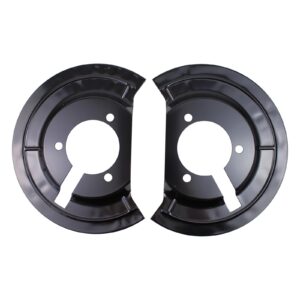 Roneeson Front Left and Right Side Brake Dust Shield Backing Plate Splash for Dodge Ram 1500 2002-2010, Ram 1500 Classic 2019-2024, Ram 1500 2011-2018