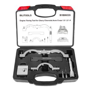 BILITOOLS 1.0 1.2 1.4 L Turbo Engine Timing Tool Kit Compatible with GM Chevrolet Chevy Cruze Opel Vauxhall Camshaft Alignment Holding Locking Tool Set