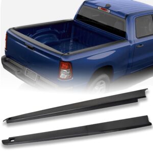 Tailgate Molding Trim 5.7'' Bed Rail Cap Cover Compatible with 2009-2018 Ram 1500 Replaces 68375098AA/ 68375099AA Left&Right Bed Rail Cap