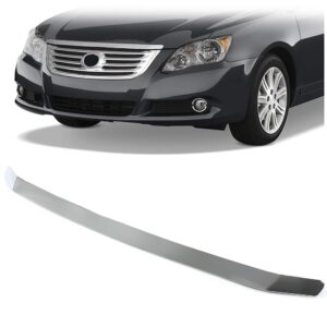 ECOTRIC Front Grille Hood Molding Trim Compatible with 2005 2006 2007 2008 2009 2010 Toyota Avalon Replacement for TO1235100 75770AC010, Front Grille Chrome Trim