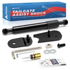 ARANA Tailgate Assist Shock for Ford Maverick, 2022-2026 Maverick Truck Tailgate Soft Open Accessories, Tail Gate Mods Damper Kit Fits Ford Maverick Hybrid XL XLT LARIAT(All Tools Provided)