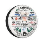 Camping Rv Camper Spare Tire Cover - Universal Weatherproof Wheel Protectors for Trailer Rv SUV Truck Travel Trailers (14 inch)