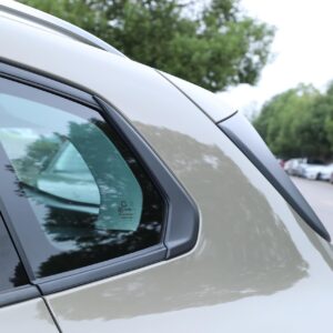 Birbenben ABS Matte Black Rear Window Trim Molding Covers for 2023-2026 Mazda CX-50, Flat Black Outside D Pillar Post Molding Cover Trims Compatible with Mazda CX50 CX 50 Hybrid 2024 2025