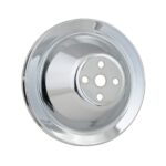 Mr. Gasket Chrome Water Pump Pulley-Single Groove