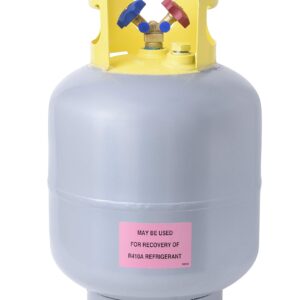 Flame King YSNR501 50 Pound Refrigerant Recovery Cylinder Tank , Gray