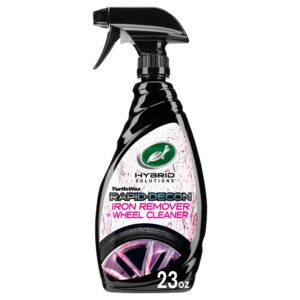 Turtle Wax 53759 Hybrid Solutions All Wheel Cleaner and Iron Remover, Rapid Removal of Surface Contaminants, Brake Dust and Rust, Safe for All Vehicle Paint, Low Odor Formula, 23 Oz. (Pack of 1)