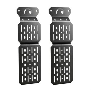 Truck Bed Rail Side Mount Holder for Toyota Tacoma 2005-2026, for Toyota Tundra 2007-2026, 2Pcs Bed Rail Modular Accessories Mount for Bike, Shovels, Axes, Recovery Plates, Fuel Tanks