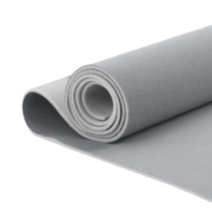 Kefly Gray Mesh Headliner Fabric 54" L × 60" W with Foam Backing, Auto Interior Roof Replacement Material for Car, SUV, Boat, Pickup, Truck, RV, Home Repair