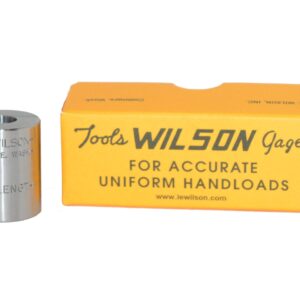 L.E. Wilson CLG-45A Case Length Gage for 45 Auto, Measures Case Length Only, Polished Steel