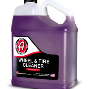 Adam's Polishes Wheel & Tire Cleaner Gallon - Professional All in One Tire & Wheel Car Wash Wheel Well Cleaning Spray for Car Detailing | Safe On Most Rim Finishes