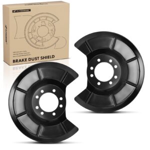 A-Premium Rear Driver and Passenger Side Brake Dust Shield Compatible with Select Mazda Models - 3 2004-2013, 5 2006-2010/2012-2015 - Replace# BP4K26261B, 2-PC Set