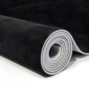 Babnecl Suede Auto Headliner Fabric 96" L × 60" W with Foam Backing - Tube Packaging - Black Interior Replacement Material for Car/Truck/SUV/RV Roof - Home Repair/DIY Headliner Material