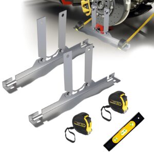 COOLWOLF Upgrade Wheel Alignment Tool Plates,2-Pack,Alignment Tool,3 in 1,Wheel Alignment Tool Kit,2 Measuring Tapes,DIY,Alignment Tool Automotive for Car,Truck,SUV,ATVs