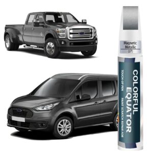 J7 Magnetic Metallic Touch Up Paint for Ford, Car Paint Pen Scratch Repair Two-In-One Touch Up Paint, Premium Car Scratch Remover for Deep Scratches