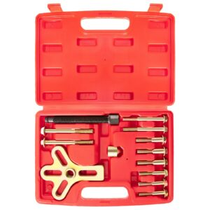 Punmew Steering Wheel Puller 13pc Flywheel Puller Crankshaft Pulley Removal Harmonic Balancer Steering Wheel Pulling Set