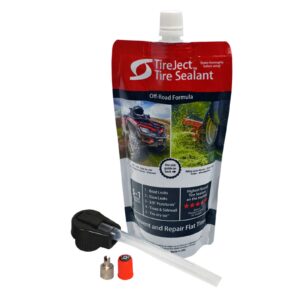 TireJect Off-Road Tire Sealant Kit - 5-in-1 Sealing - Fix and Prevent Flat Tires (10oz)