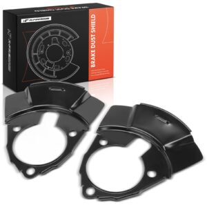 A-Premium Front Brake Dust Shield Compatible with Chevy, GMC and Cadillac Models - Silverado/Sierra 1500 HD Classic, Tahoe, Yukon, Yukon XL/Suburban/Avalanche 1500, Escalade, Escalade ESV/EXT, 2-PC