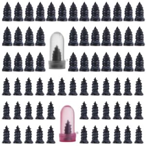 Opvixi Screw in Tire Plugs, 70 Pcs Tire Repair Screws, Tire Repair Rubber Nail Kit, Tire Screw Plug Repair Kit, Self Screw in Tire Repair Plugs for Car, Motorcycle, Truck, Tractor Tire Puncture Repair