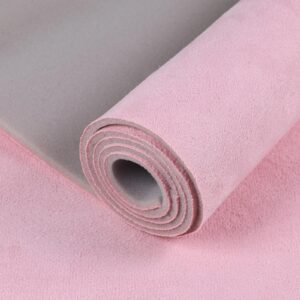 Car Elements Suede Headliner Fabric with Foam Backing 60" W×96" L Auto Suede Headliner Material for Car Truck RV SUV Boat Home Roof Interior Replacement Fabric, Pink