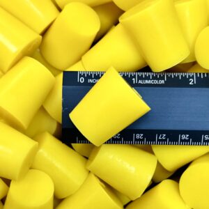 High Temp Masking Supply .718" x .937" (3/4 x 15/16) Silicone Rubber Plugs - Tapered Stoppers for Powder Coating, Painting, Automotive, Crafts, DIY - Non-Toxic, Flexible, Reusable STP3 (100 Pack)