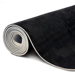 Babnecl Suede Auto Headliner Fabric 97" L × 60" W with Foam Backing - Tube Packaging - Black Interior Replacement Material for Car/Truck/SUV/RV Roof - Home Repair/DIY Headliner Material