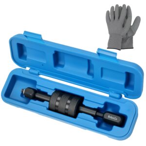 ReluxGO Diesel Injector Puller Tool with Slide Hammer, Common Rail Injector Remover w/ M8, M12, M14 Thread Adapter