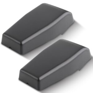 GoaMotors 2PCS Black Rear Window Hinge Cover Liftgate Glass Hinge Cover Left Hinge Covers Trim fit for Jeep Wrangler JK JKU 2007-2018, Replace 68413488AA