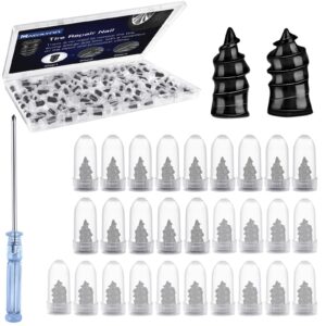 NACHLYNN 30 Pcs Tire Repair Screws Self-Tapping Rubber Fast Tool Self-Service Tire Repair Plugs Nail for Car Motorcycle Truck