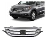 ALMULOO Front Grille Compatible with 2012-2014 Honda CRV CR-V EX/EX-L/LX/Touring Sport Utility 4-Door ABS Grill Replacement for HO1200211 71121T0GA01ZA
