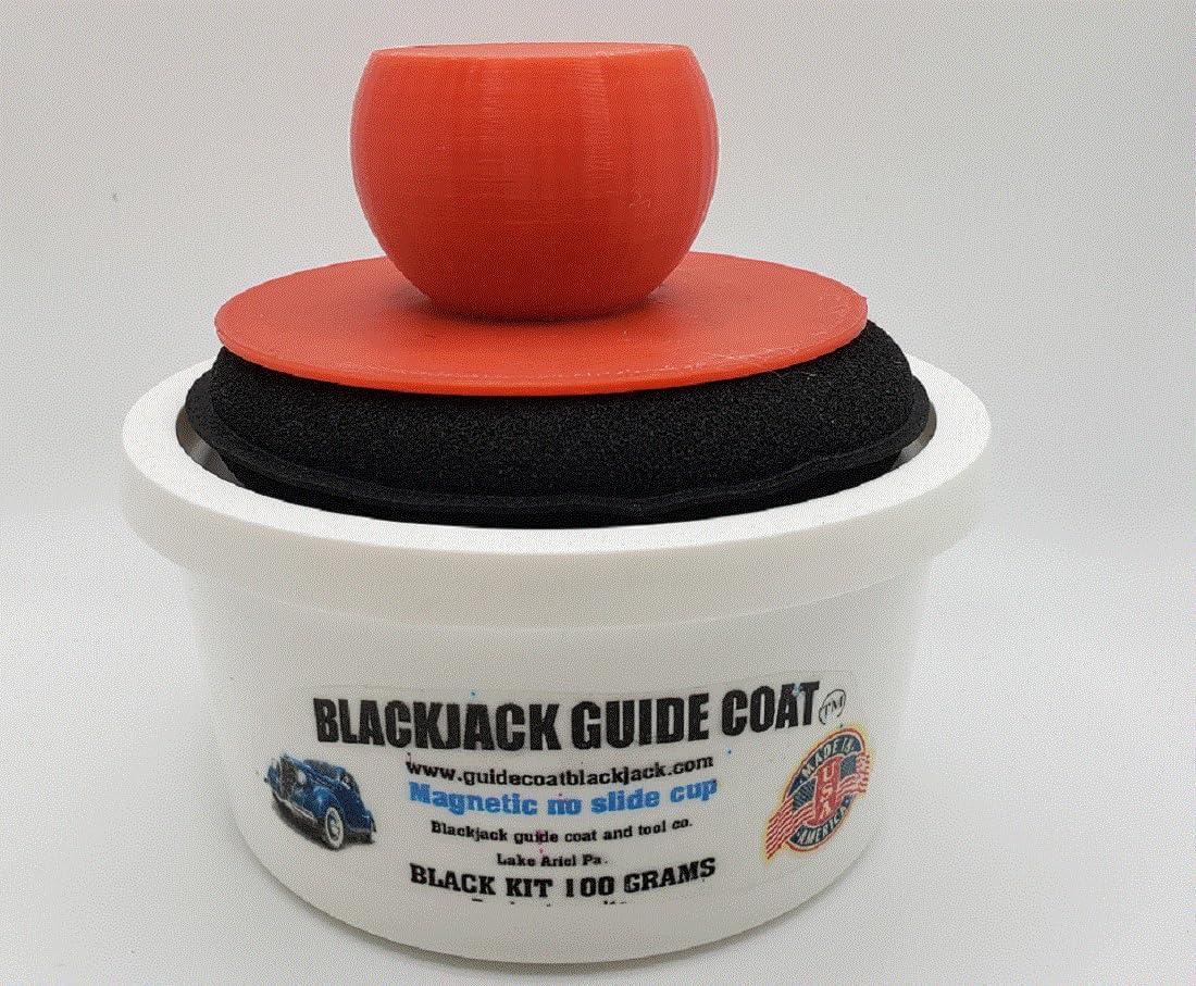 Black graphite guide coat kit. No harmful additives can be painted over. Made in the USA and shipped from Pennsylvania. Receive in 2 to 4 days in the lower 48.