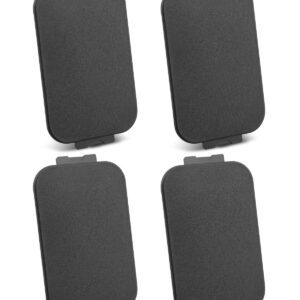 Hulyxayfave 4PCS Truck Bed Rail Cap Plastic Bedrail Insert Plug Box Stake Pocket Cover Fit for Ford F150 1997-2014, F250 F350 F450 F550 Super Duty 2002-2016, Replace 5L3Z-99290D90-AAA