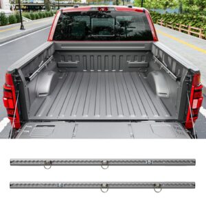 SZYANG Truck Bed Rail System Compatible with 2015-2026 Ford F150 5.5FT Side Trail Rail System Side Track Tie Down Track Replacement for 2015-2026 Ford F-150 Accessories