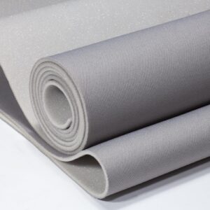 Hiksuky Auto Headliner Fabric 97" L × 60" W Stylish Mesh with Foam Backing - Tube Packaging - Gray Interior Replacement Material for Car/Truck/SUV/RV Roof - Home Repair/DIY Headliner Material