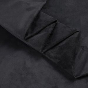 GoldWheel Auto Suede Headliner Fabric Without Foam Backing 64" Wide Mirco-Suede Material DIY Roof Repair Replacement for Car Truck RV SUV Boat Auto Interior Headliner Material (Black, 64"×76")