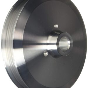 March Performance 617 Clear Powder Coated Billet Aluminum 5-Rib Power Steering Pulley