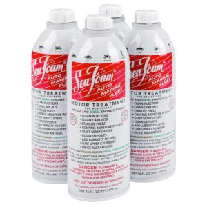 Sea Foam Motor Treatment Fuel & Oil Additive, SF16, 16 oz, Pack of 4