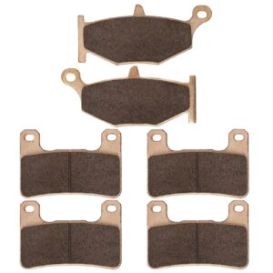 Sintered Brake Pads Compatible with Suzuki GSXR 600 GSXR600 2006-2010 / GSXR 750 GSXR750 2006-2010 / GSXR 1000 GSXR1000 2007-2008 / GSX 1300 R GSX1300R Hayabusa 2008-2012, Front and Rear