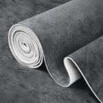 Garifon Suede Headliner Fabric, 96" L×60" W Dark Grey Car Headliner Material, Tela para Tapizar Techo de Auto, Faux Suede Wrap Car Interior with Foam Backing, Auto Roof Replacement Material for Truck