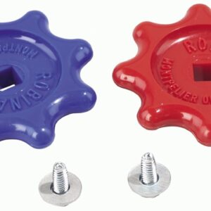 Robinair 40449 Replacement Handwheel Set - Red, Blue